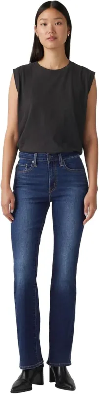Levi's 725 High Rise Bootcut Kadın Jean, Dark Indigo