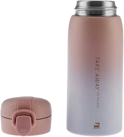 Karaca Skyfall Çelik Sızdırmaz Pembe Termos 350 Ml