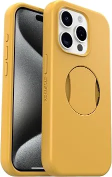 Otterbox Ottergrip Symmetry, Iphone 15 Pro Için Kılıf, Magsafe Uyumlu, Düşmeye Dayanıklı, Entegre Saplı Koruyucu Kılıf, 3X Askeri Standartlara Göre Test Edilmiştir, Sarı