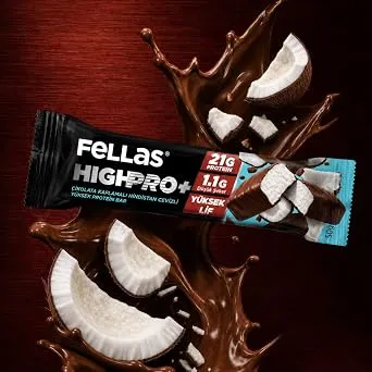 Fellas Çikolata Kaplı HighPro+ Protein Bar