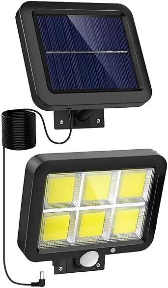 Jouis Kablolu Güneş Enerjili 120 Cob Led Solar Bahçe Aydınlatması