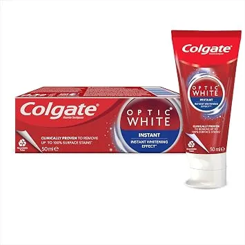 Colgate Optic White Anında Beyazlık Anında Beyazlatma Etkisi Beyazlatıcı Diş Macunu 50 ml