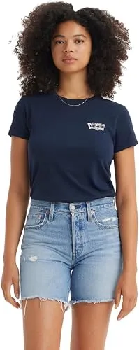 Levi's The Perfect Tee, Kadın Tişört Blues (2863), XS