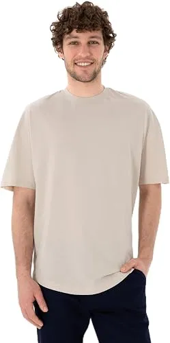 Erkek Long Fit Bisiklet Yaka Taş Basic Tişört 50305988 VR049