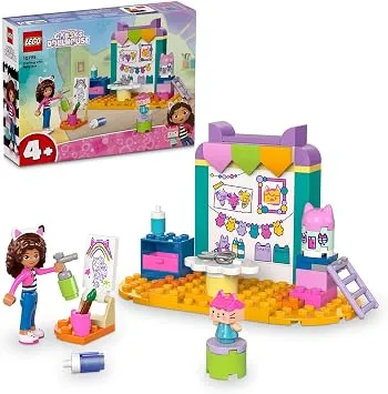 LEGO 4+ Gabby’s Dollhouse Karton Yavru Kedi ile El Sanatları 10795, 4 Yaş ve Üzeri Çocuklar için Gabby Minifigürü İçeren Yaratıcı Oyuncak Yapım Seti (60 Parça)