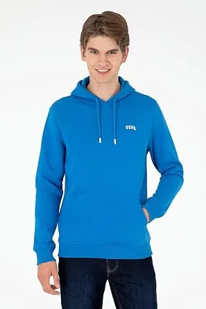 U.S. Polo Assn. Erkek Kobalt Sweatshirt 50295176-VR077, Mavi