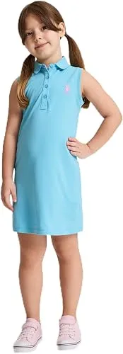 U.S. Polo Assn. Kız Çocuk Aqua Elbise (Örme) 50325639-VR007