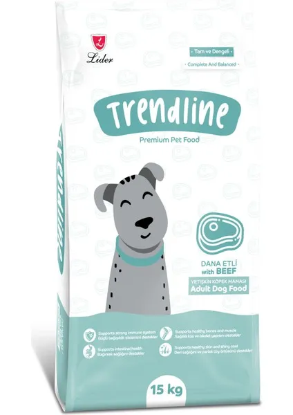 Trendline Biftekli Yetişkin Köpek Maması 15 kg