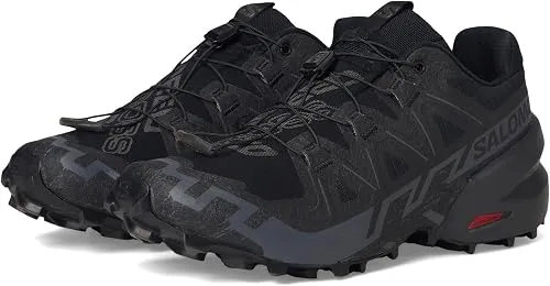 Salomon SPEEDCROSS 6 Erkek Patika Koşusu Ayakkabısı,Siyah-Kırmızı,40 EU