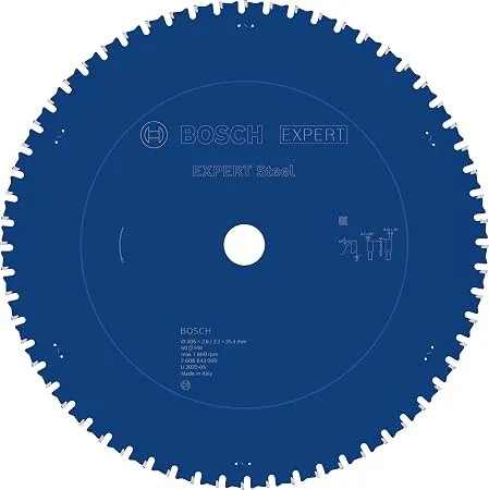 Bosch Professional Expert Serisi Metal için Daire Testere Bıçağı 305 * 25,40 mm 60 Diş
