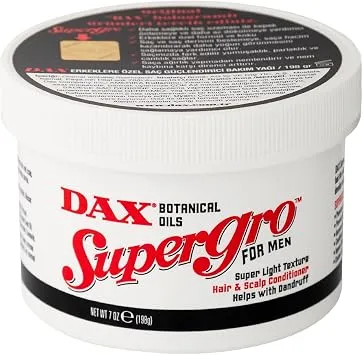 DAX Supergro For Men-Erkekler İçin Saç Bakım Yağı 198Gr