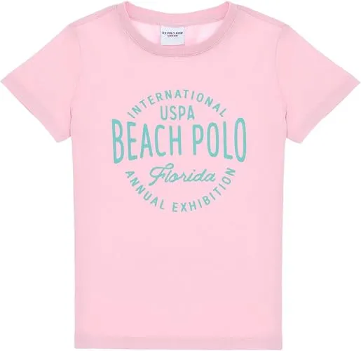U.S. Polo Assn. Erkek Çocuk Açık Pembe Tişört 50307129-VR078