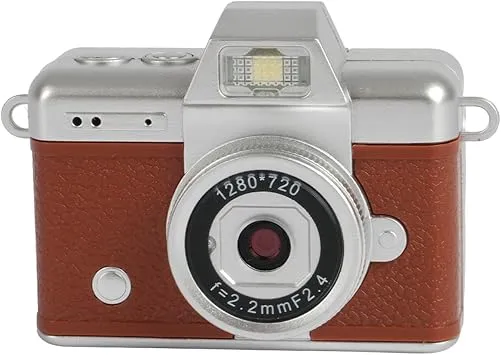 Pikas Joyplus Mini Retro Vlog Kamerası 1080P Full HD Dönen Ekranlı Vintage Tasarım LK-027
