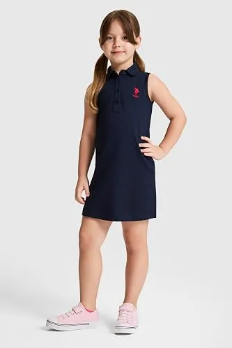 U.S. Polo Assn. Kız Çocuk Lacivert Elbise (Örme) 50325639-VR033