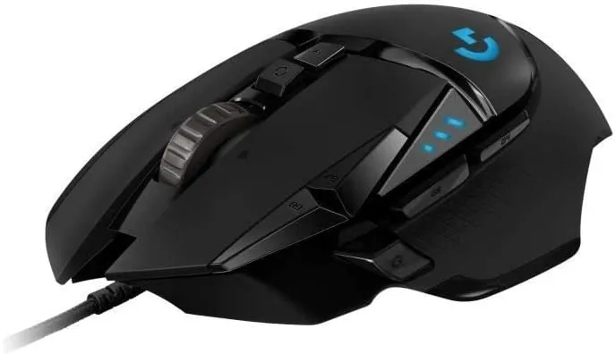 Logitech G G502 HERO Kablolu Oyuncu Mouse, LIGHTSYNC Teknolojisi, 25.600 DPI, 11 Programlanabilir Tuş, 121 gr Ağırlık, Siyah