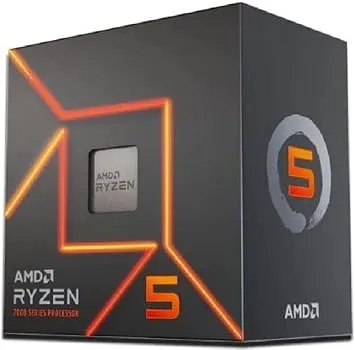 AMD Ryzen™ 5 7600 Masaüstü İşlemci (6 çekirdekli/12 dişli, 38 MB önbellek, maksimum 5,1 GHz)