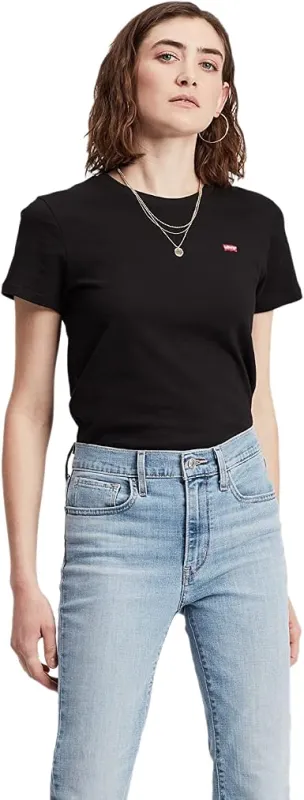 Levi's The Perfect Tee Kadın Tişört Blacks (0000) XS