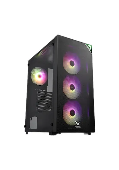 Vento VG3400S 650W 80+ Temperli Cam RGB ATX Oyuncu Bilgisayar Kasası