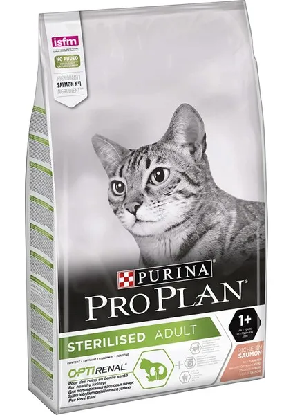 Purina Pro Plan Sterilised Somonlu Kuru Kedi Maması 10 kg