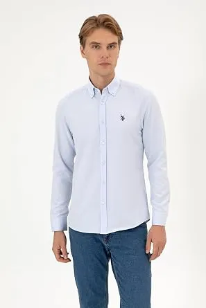 U.S. Polo Assn. Erkek Açık Mavi Gömlek Basic 50324708-VR003