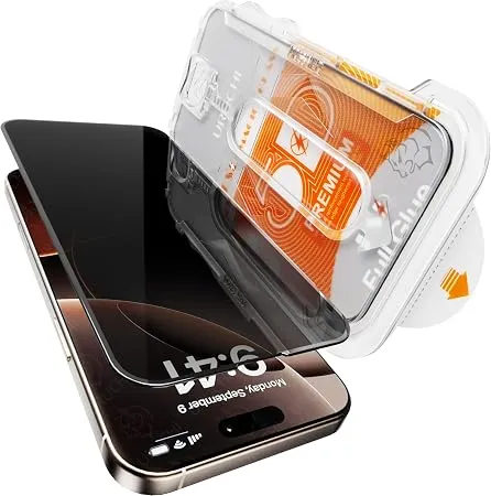 URUCHI iPhone 18 Pro Max / 17 Pro Max İle Uyumlu PREMIUM Gizlilik (Privacy) Ekran Koruyucu 45° Hayalet Görünüm, Kolay Kurulum Hizalama Aparatlı, Darbelere Karşı Ekstra Güçlü ve Toz Bırakmayan