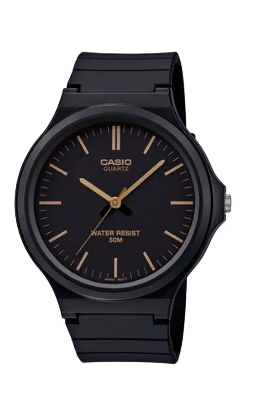 Casio MW-240-1E2VDF Erkek Kol Saati Silikon Kordon Siyah