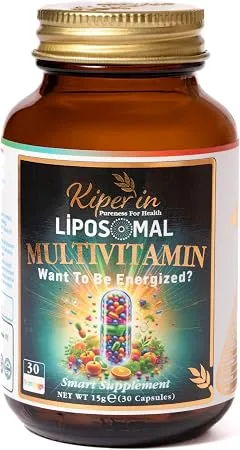 Kiperin Lipozomal Multivitamin Akıllı Takviye | Klinik Olarak Kanıtlanmış | 13 Vitamin & 6 Mineral