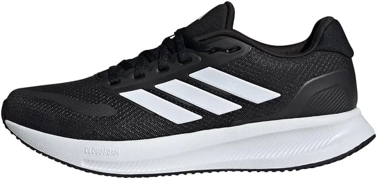 adidas RUNFALCON 5 Erkek Ayakkabı Düşük Taban (Futbol Dışı), core black/ftwr white/core black, 44