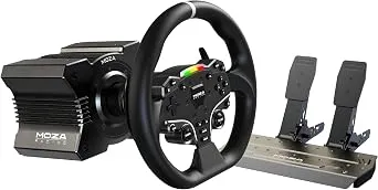 MOZA R5 Direct Drive Hankon Pedal Bundle (2 Pedals (Accelerator + Brake)), Domestic Genuine Product