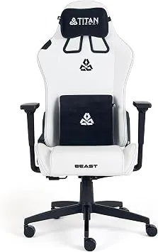 Titanseat Beast Leather White Oyuncu Koltuğu