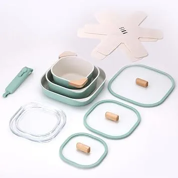 Neoflam Fika Comfort Yeşil Tencere ve Tava Seti