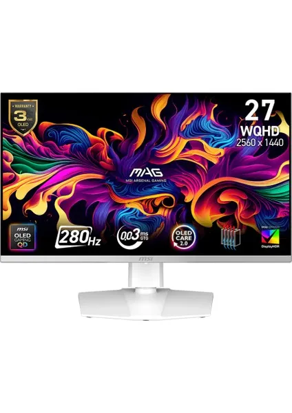 MSI 26.5 MAG 272QPW QD-OLED X28 2560x1440 (WQHD) 16:9 FLAT