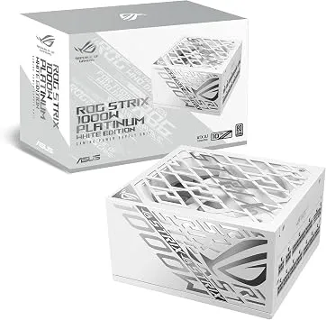 ROG-STRIX-1000P-GAMING-WHITE | 80 PLUS & Cybenetics Platinum, Tam Modüler, ATX 3.1, PCIe 5.1, GaN MOSFET, GPU Öncelikli IVS, 0dB Teknolojisi, 10-Yıl Garanti
