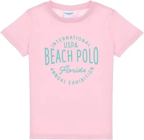 U.S. Polo Assn. Erkek Çocuk Açık Pembe Tişört 50307129-VR078