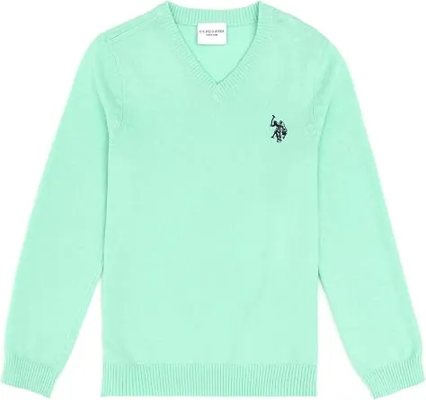 Erkek Çocuk Mint Basic V Yaka Kazak 50294200 VR090