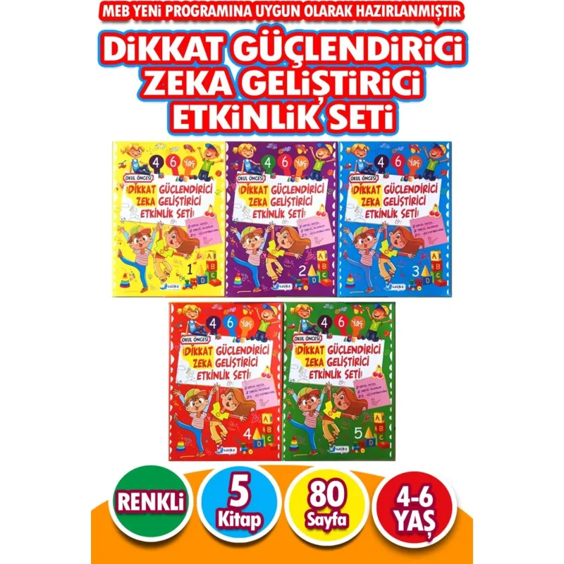 Harika Yayınları Dİkkat Güçlendirici ve Zeka Geliştirici Kitabı