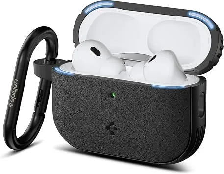 Spigen AirPods Pro 3 ile Uyumlu Kılıf Vault Matte Black