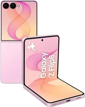 Samsung Galaxy Z Flip8 Pembe, 256 GB Depolama, Eller serbest Selfie Kamera, Now Brief, Photo Assist, Kişiselleştirilmiş FlexWindow, 4.300 mAh Pil, 12 GB RAM (Samsung Türkiye Versiyonu)