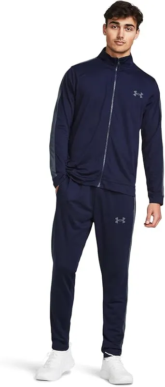 Under Armour UA Rival Knit Track Suit Erkek Eşofman Takımı Midnight Navy/Downpour Gray/Downpour Gray M