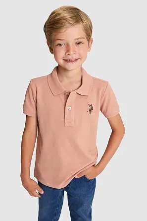 U.S. Polo Assn. Erkek Çocuk Pudra Tişört Basic 50325608-VR042