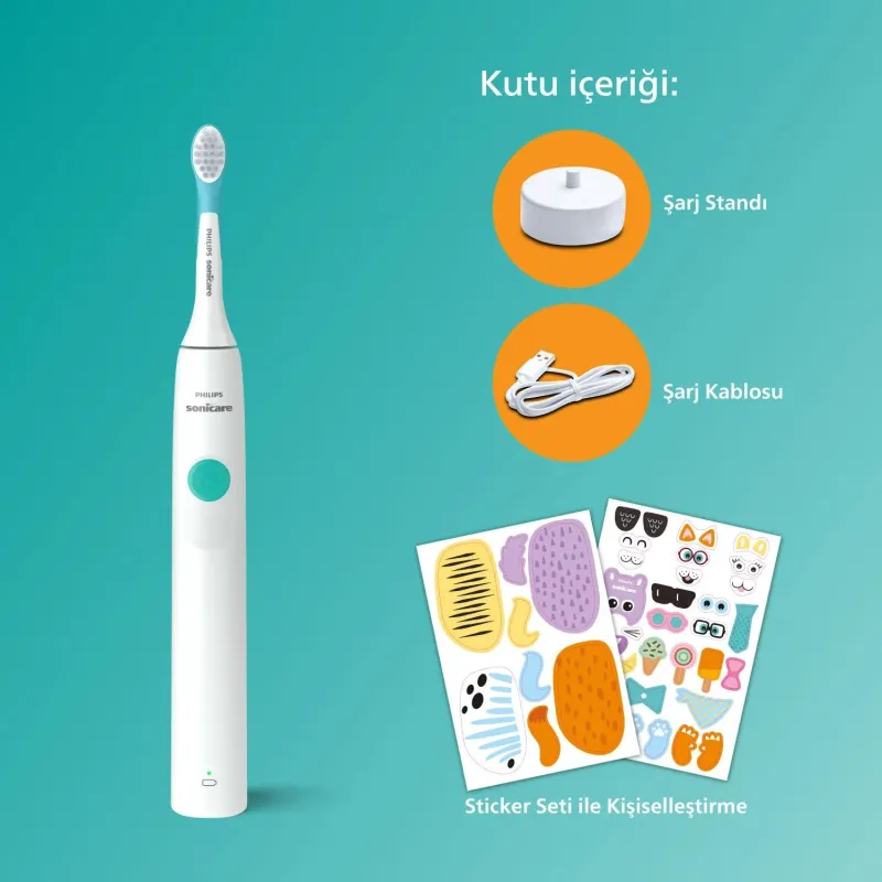 Philips Sonicare Çocuklar için Şarjlı Diş Fırçası, Hassas