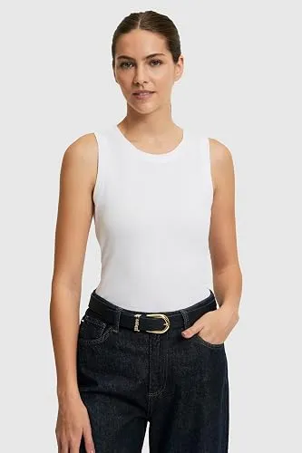 U.S. Polo Assn. Kadın Beyaz Tişört Basic 50323534-VR013