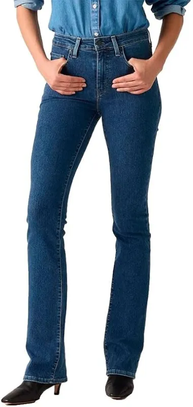 Levi's 725 High Rise Bootcut Kadın Jean Med Indigo